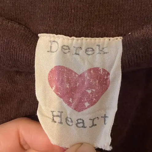 Derek Heart  Asymmetrical Brown Skirt