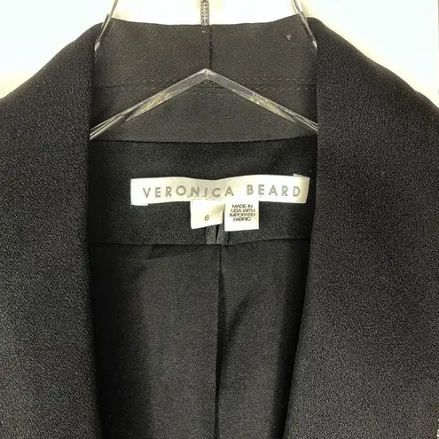 Veronica Beard Dickey Jacket with Crystal Trim in Black Size 6