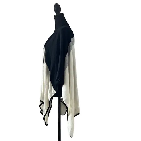 White House | Black Market  Cape Wrap One Sz Open Asymmetrical Cashmere Wool Blend