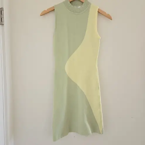 Peppermayo | the palms mini dress neon summer knit dress sleeveless s/m/l