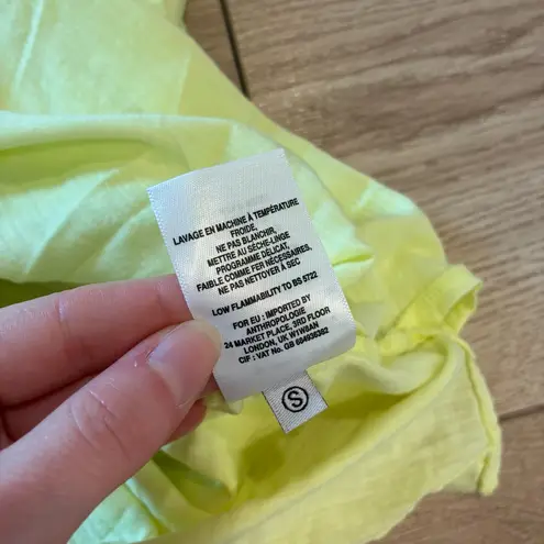 NWT t.la x Anthropologie Yellow V