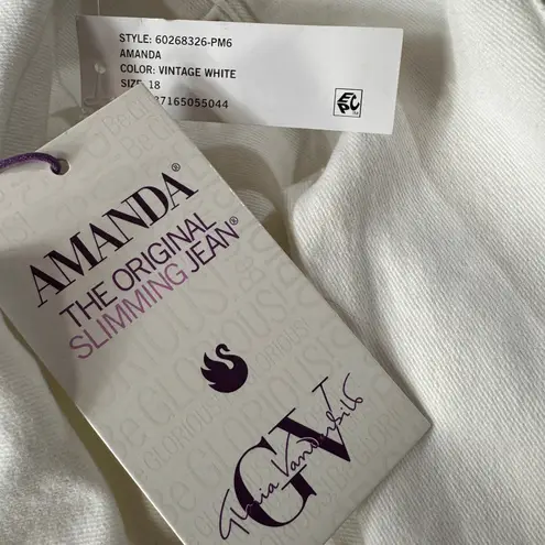 Gloria Vanderbilt SZ 18 Avg. Amanda Jeans Slimming Tapered Stretch Classic Rise