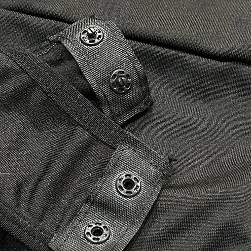 Avidlove New Avid Love Bodysuit Tank Top Black Snap Size S Small