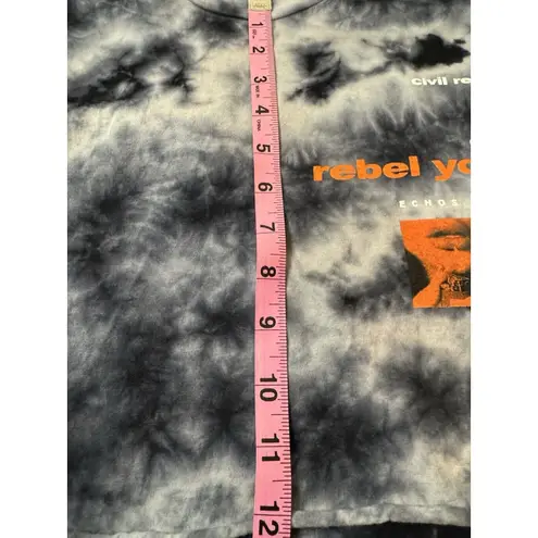 Civil Regime Womens Grey Echos Of Chaos Rebel Youth Crop T thumbnail 6