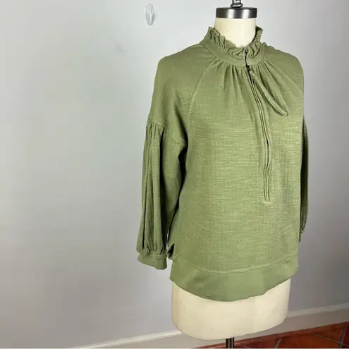 Apiece Apart Vera Sweat Pullover in Jade