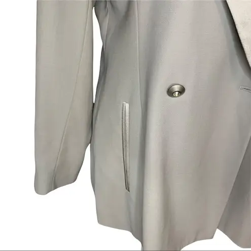 Doncaster Vintage Blazer Gray Wool With Rhinestone Buttons