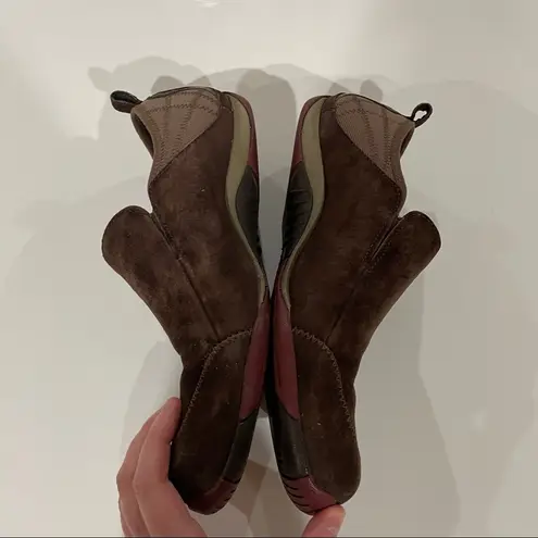 Merrell Bisect Coffee Bean Brown Suede Slip On Shoes Size 10