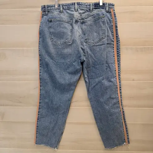 River Island {18}  Blue Casey Side Stripe Cropped Jeans