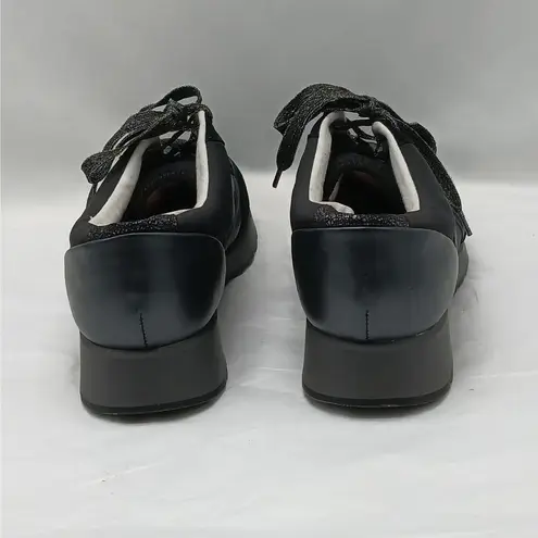 Munro Piper Athletic Shoes Womens Sneakers Size 11W Black Lace Up Low Top Active