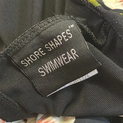 Shore Shapes Swimsuit Sarong Front Floral One Piece Slimming Blousy 10 Pink