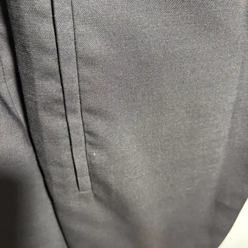 Helmut Lang  Black Wool Blend Blazer Womens 4‎ USA Made Hi Lo Short Back Jacket