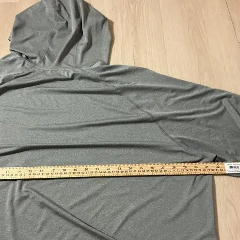 AFG American Fishing Tackle Co Mens Gray Long Sleeve Hooded Performance Shirt Size 5X