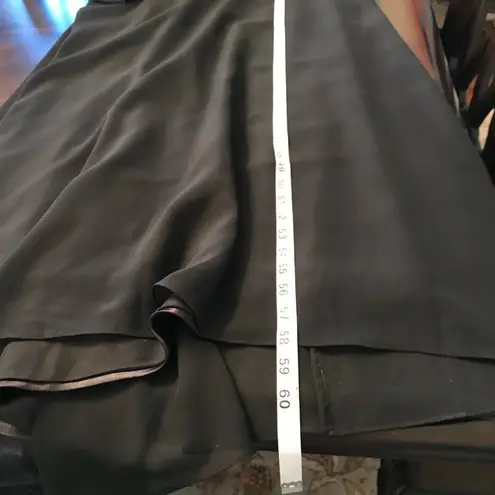 Elegant Black Chiffon Off the Shoulder Gown with Ruched Bodice and Fishtail Hem Size L