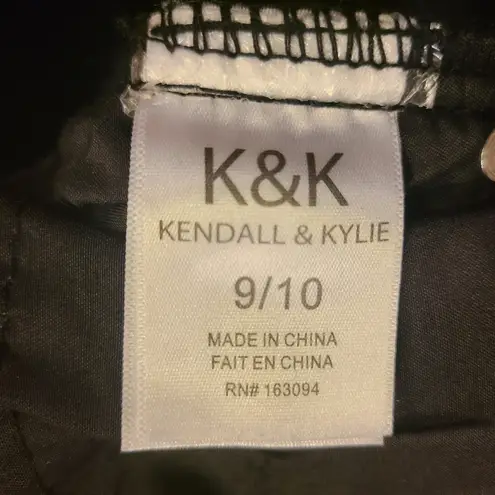 Kendall + Kylie  Black Kali Button Fly Shorts Size 9/10