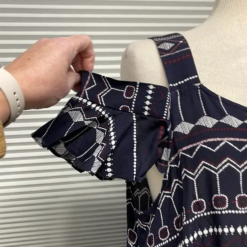 Evereve Sanctuary NWT Zulu Blue Bare Cold Shoulder Top Size Small