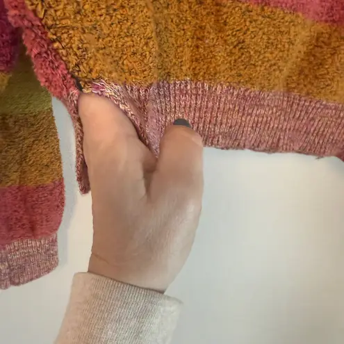 Free People  CANDYLAND STRIPED PULLOVER TERRY SWEATER XS EUC - Image 8