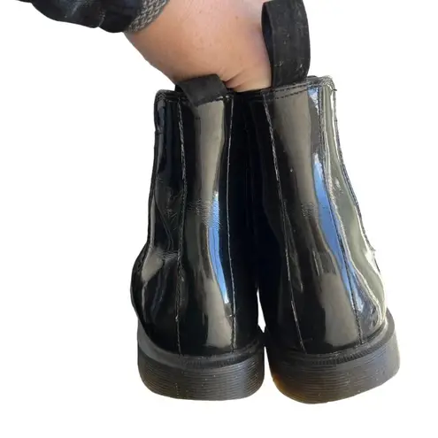Dr. Martens  - Faun Black Patent Leather Slip On Chelsea Boot Sz 9