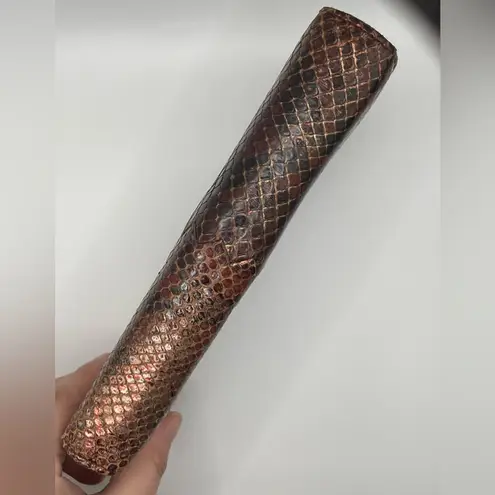 Bottega Veneta - Snakeskin Intreciatto Clutch | Extremely Rare! Exotic! Leather!