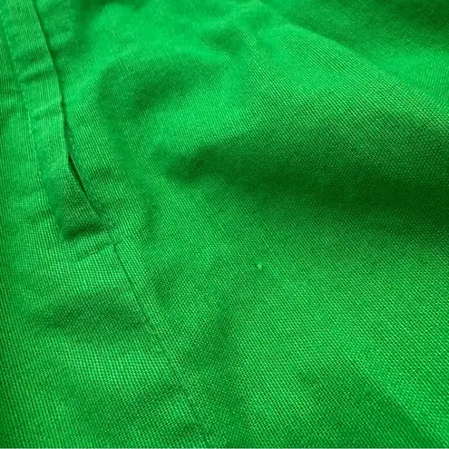 Vintage 1960s Malia Honolulu Hawaiian barkcloth dress Green Size 6