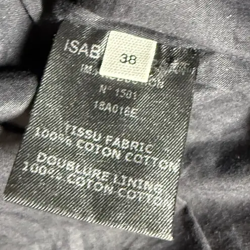 Isabel Etoile Marant Oria Plaid Ruched Dress Black Red White Size 38