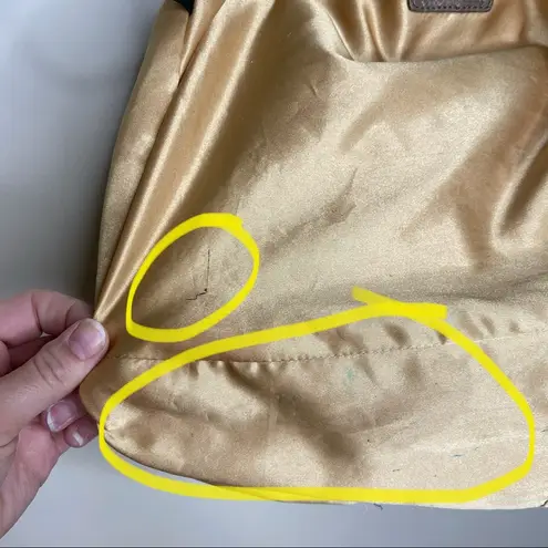 Sabina New York Brown Genuine Leather Double Handle Bag