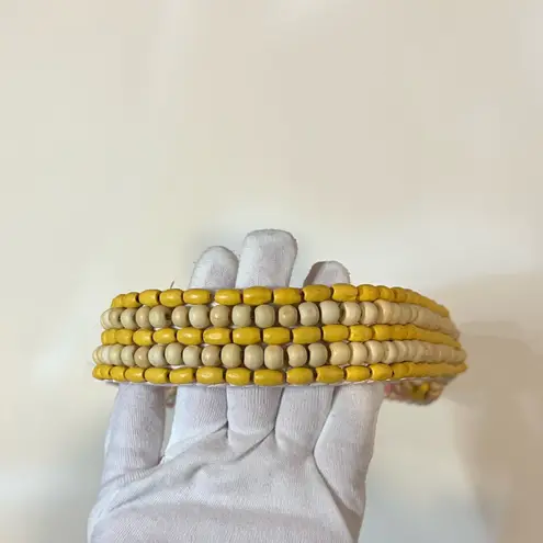 Handcrafted in India Colorful Pink Pastel Wooden Beaded Shoulder Bag Purse