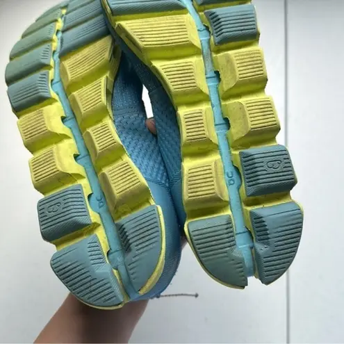 on cloud  X Running Sneakers Niagara/Lime