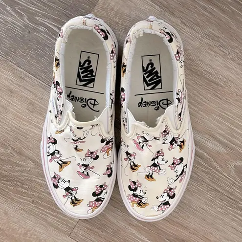 Vans  x Disney Rare Minnie Mouse classic slip on shoes 5