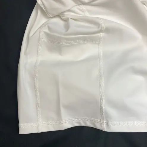 ED3 white athletic tennis skirt with shorts underneath woman’s size small