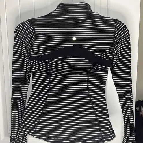 Lululemon Define Jacket Luon-Black and White Striped