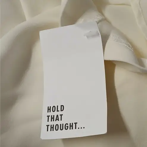 Of / Mercer Womens Blouse XL Beige Sleeveless V