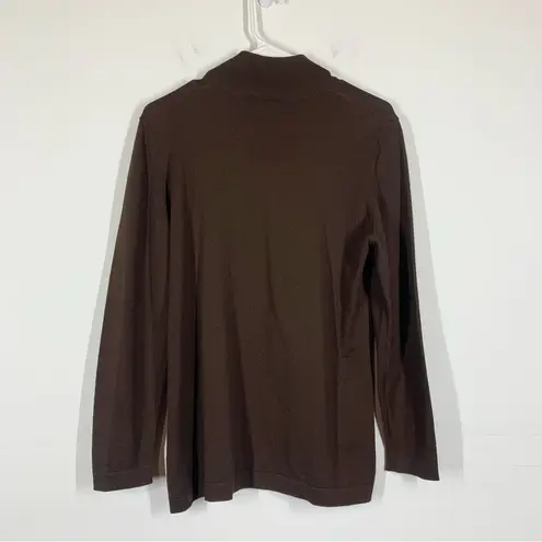 VTG Escada Brown Knit Turtleneck Sweater Size 36 or US 6