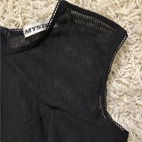 Mystic Black Sleeveless Mini Dress Size M