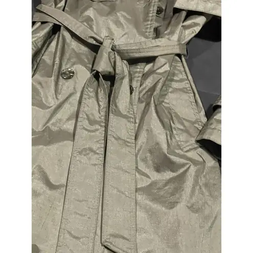 Worthington  Essentials Size 10 Women's Trench Coat Jacket‎ Brown Long-200