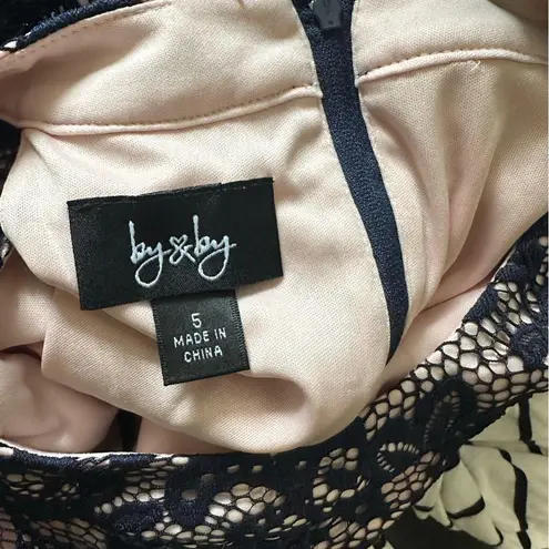 by & by Blue Tan Halter A