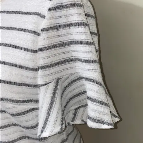 Copper Penny striped Reagan midi Dress Black