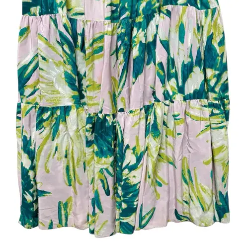 Just Cavalli Roberto Cavalli Tropical Print Silk Maxi Skirt Size 46 US 10