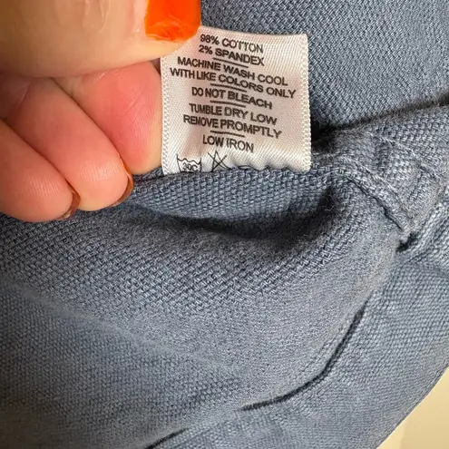 American Giant Blue Roughneck Chore Jacket Soft Utility Button Front L Size L