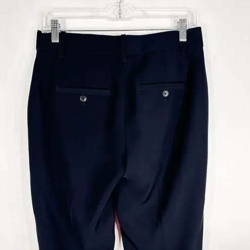 Vince  Size 4 Pants Navy Blue Trousers‎ Solid Mid Rise Slim Straight Career 1417