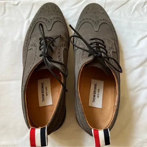 Like new Thom Browne suede brogues oxfords gray size 40 EU 6 UK