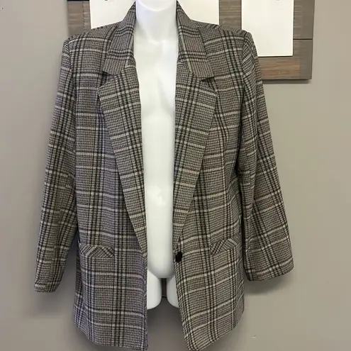 Alfred Dunner Women’s Wool Single Breasted Lined Blazer w/ Shoulder Pads