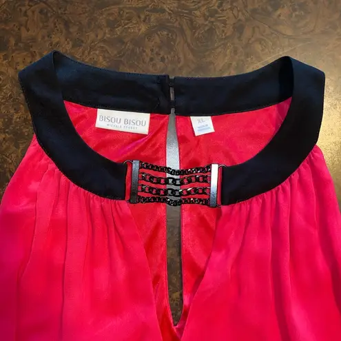 Bisou Bisou by Michele Bohbot Sleeveless Blouse - size XL