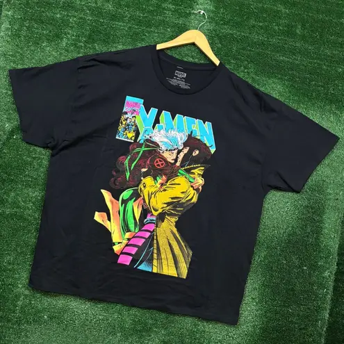 Marvel Comics X-Men Gambit & Rogue Kissing Oversized T-Shirt Size 2X