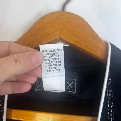 Alex Evenings Black Beaded Vneck Cocktail Evening Dressy Cardigan Jacket Size XL