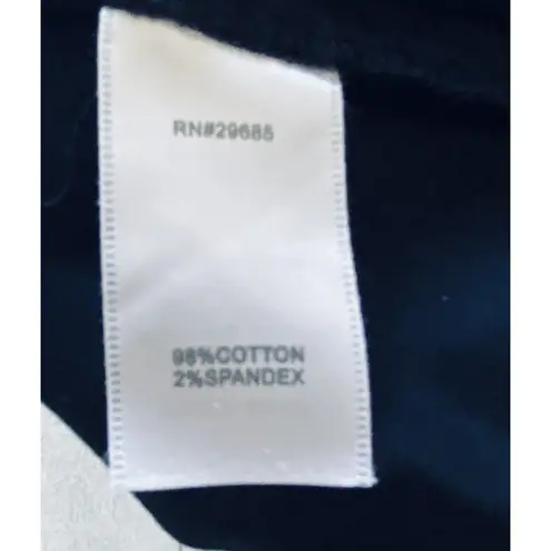 Pendleton Modern Black Cotton Stretch High Rise Bermuda Pockets Minimal Shorts 6