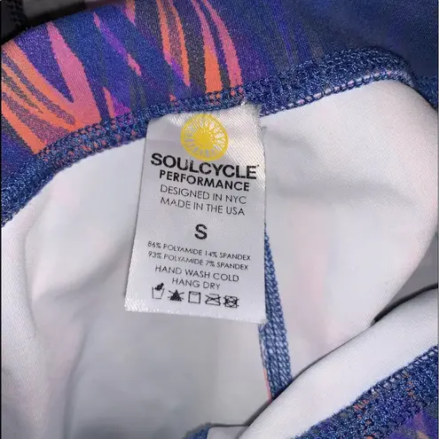 SoulCycle  Multicolored Crop Leggings | US S / 4/6