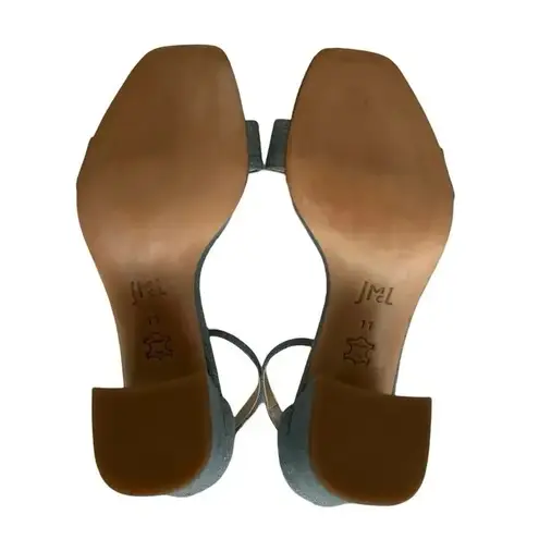 J. McLaughlin NWOT Women’s Esme Denim Block Heels with Ankle Strap Blue Size 11 - Image 9