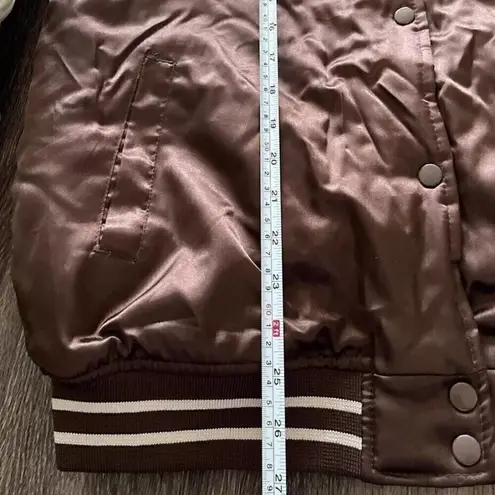 Baby Phat Vintage Puffer Bomber Jacket Satin Liner White Stones Women’s Sz 2XL