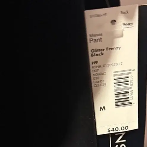 Notations NWT Red Black Glitter Frenzy Velvet Top & Pants Set Holiday Outfit Med