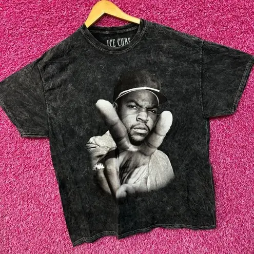 Ice Cube It Was a Good Day West Coast Rap Acid Wash Tee XL